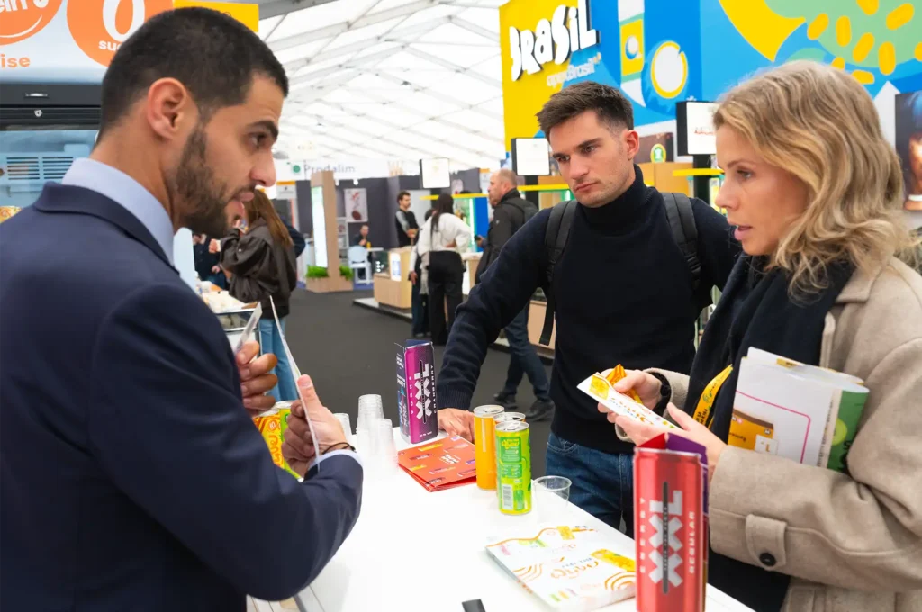 IFFB team meeting European distributors over WYVE and XXL Energy at SIAL Paris 2026